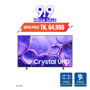 Samsung 55 Inch Crystal UHD 4K Smart TV (55U8000F)